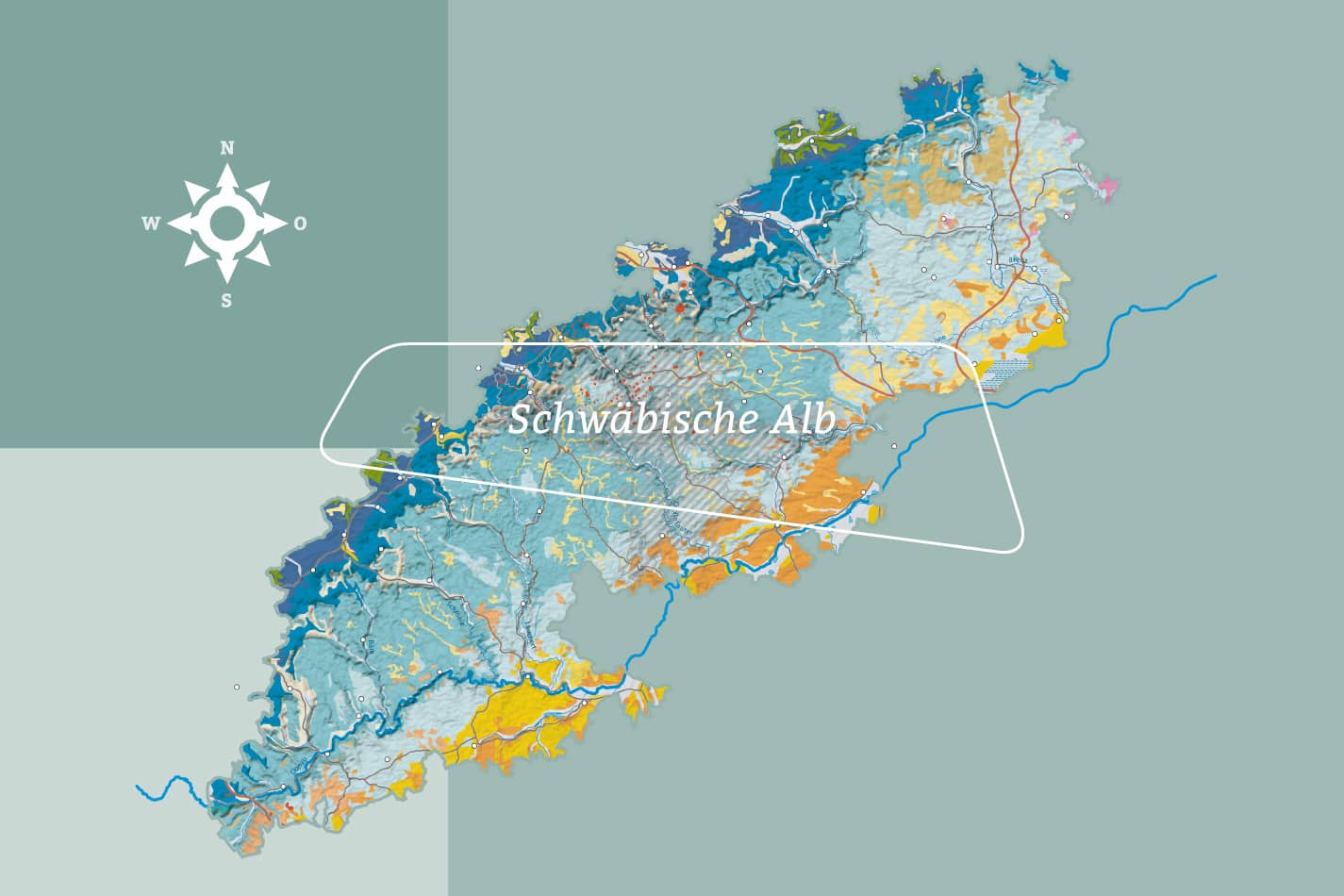 schwaebische alb erleben karte